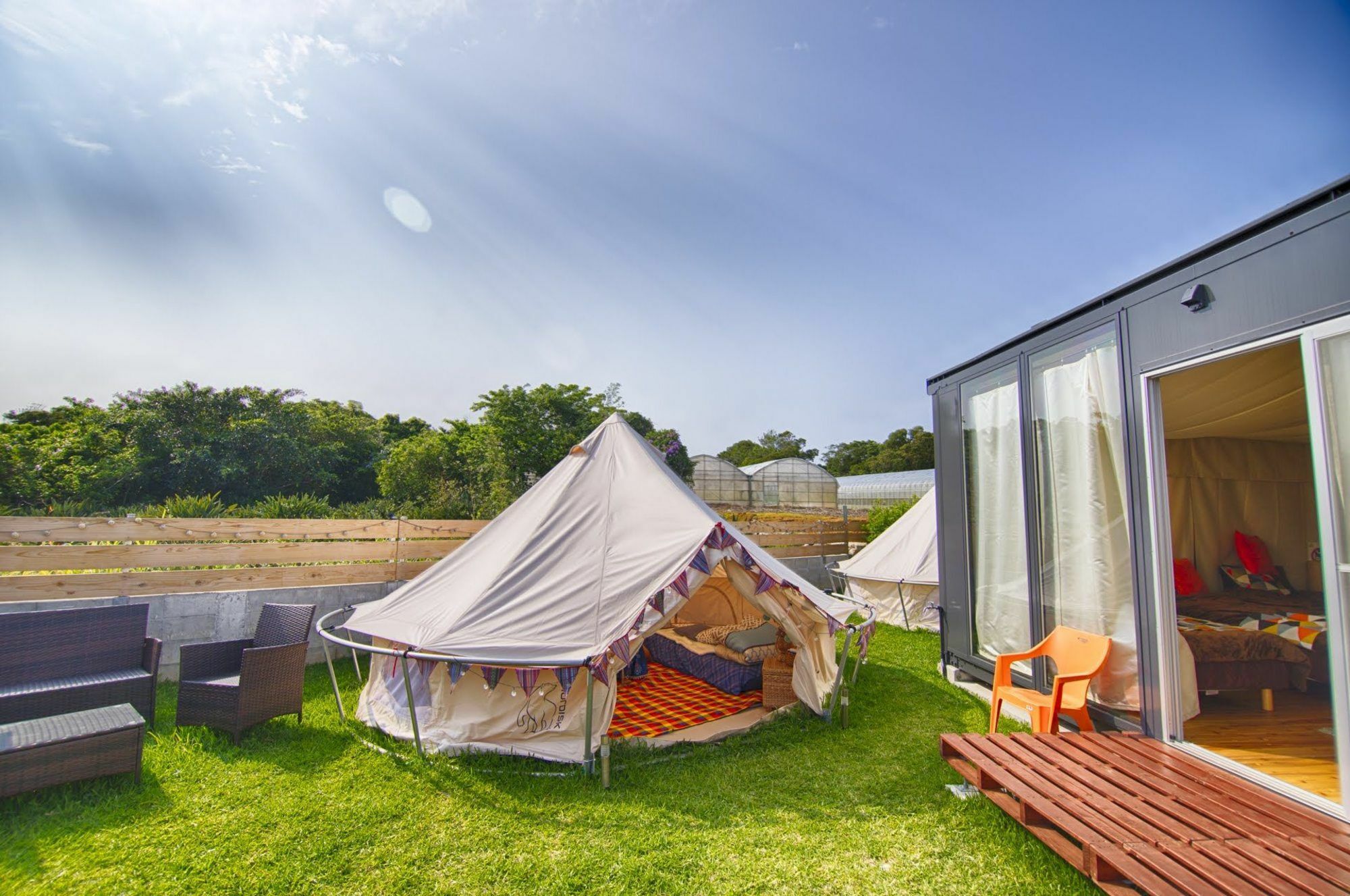 Villa Half Glamping Hoshioto Nakijin Exterior foto